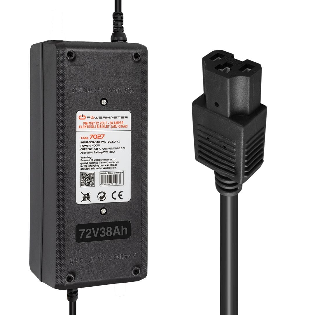 Powermaster 72 Volt 38 Amper Elektrikli Bisiklet Scooter Şarj Cihazı Aleti PM-7027