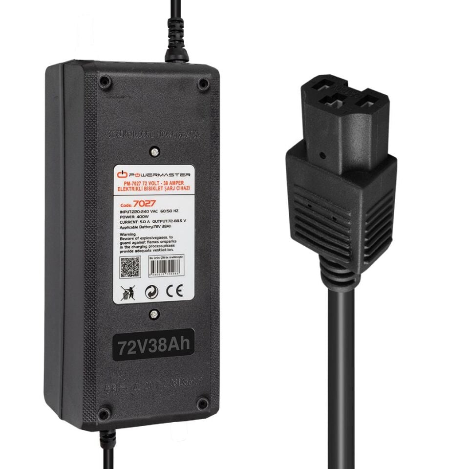 Powermaster 72 Volt 38 Amper Elektrikli Bisiklet Scooter Şarj Cihazı Aleti PM-7027