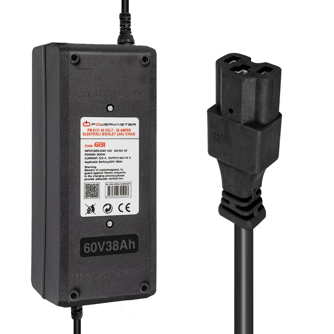 Powermaster 60 Volt 38 Amper Elektrikli Bisiklet Scooter Şarj Cihazı Aleti PM-6131