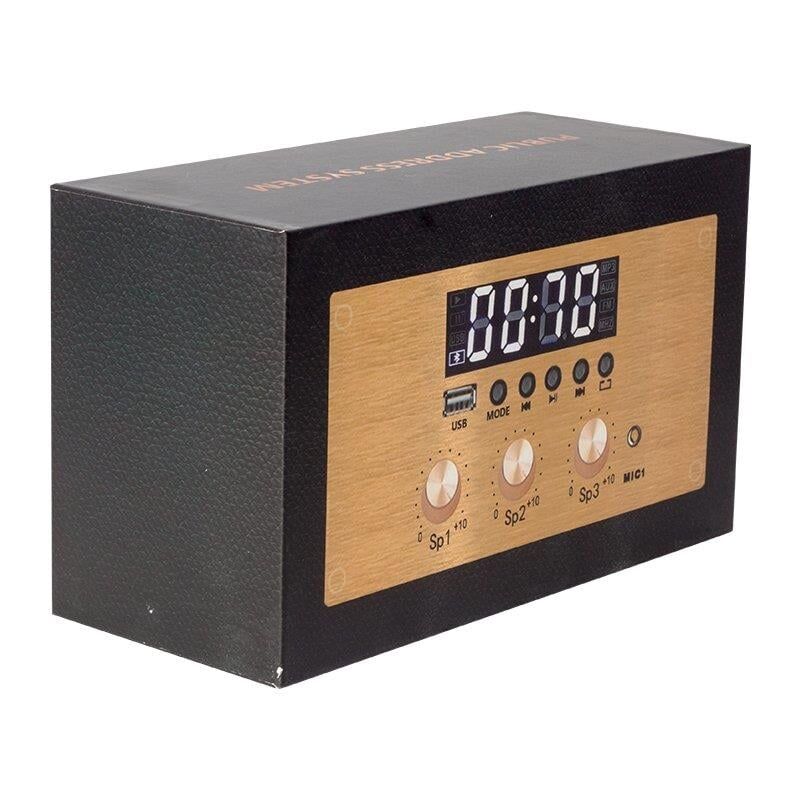 Magicvoice MV-170 USB Bluetooth Mikrofon Girişli 4x25W Müzik Kontrol Cihazı Sıva Altı