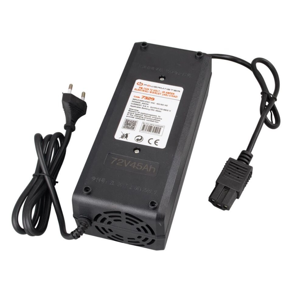 Powermaster 72 Volt 45 Amper Elektrikli Bisiklet Scooter Şarj Cihazı Aleti PM-7329