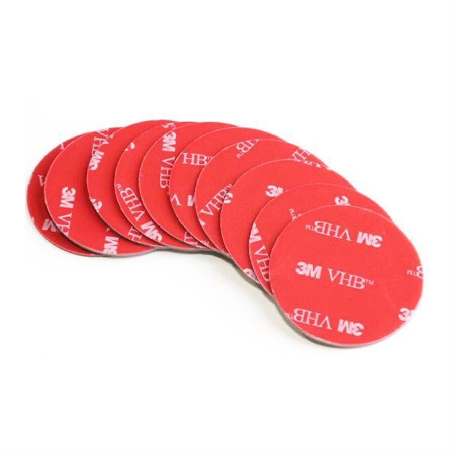 Ayt Powermaster PM-25707 Yuvarlak Çift Taraflı Bant 40 mm 3M 10 Lu Paket Araç Oto İçin Uygun