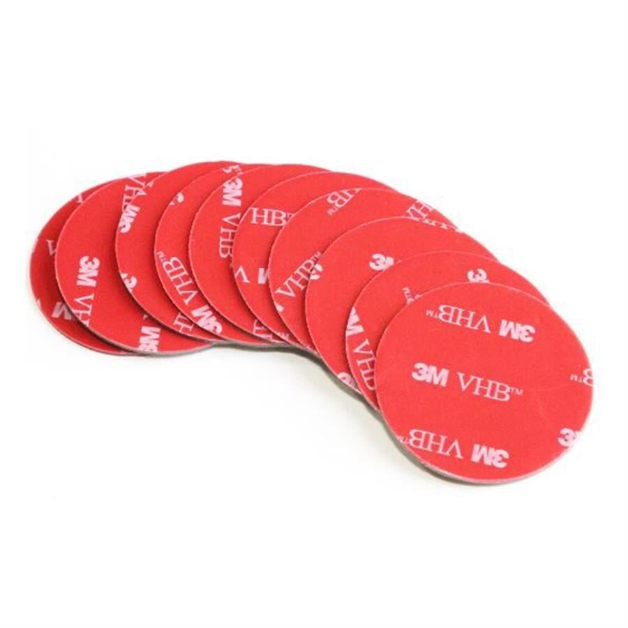 Ayt Powermaster PM-25706 Yuvarlak Çift Taraflı Bant 30 mm 3M 10 Lu Paket Araç Oto İçin Uygun