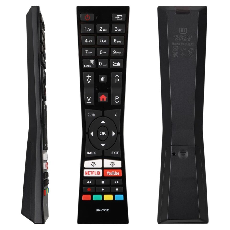 WEKO KL VESTEL-JVC RM-C3331 NETFLIX-YOUTUBE TUŞLU LCD LED TV KUMANDA
