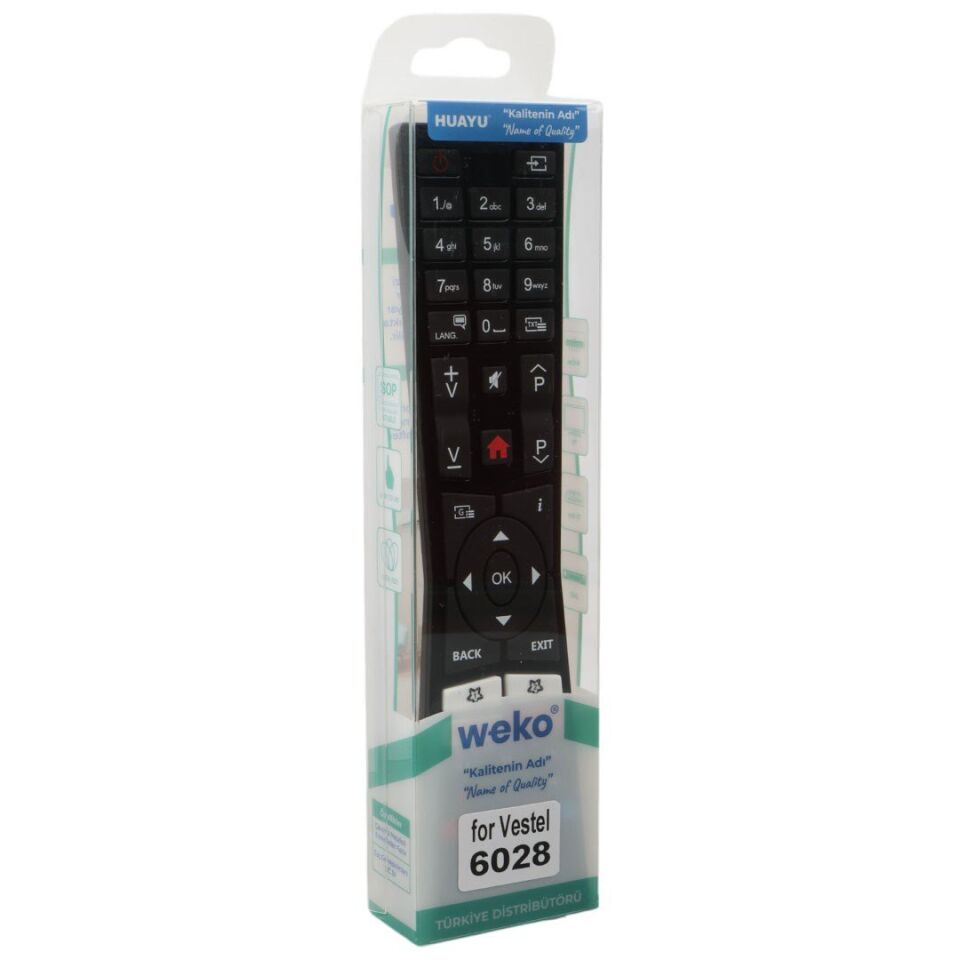 WEKO KL VESTEL-JVC RM-C3331 NETFLIX-YOUTUBE TUŞLU LCD LED TV KUMANDA