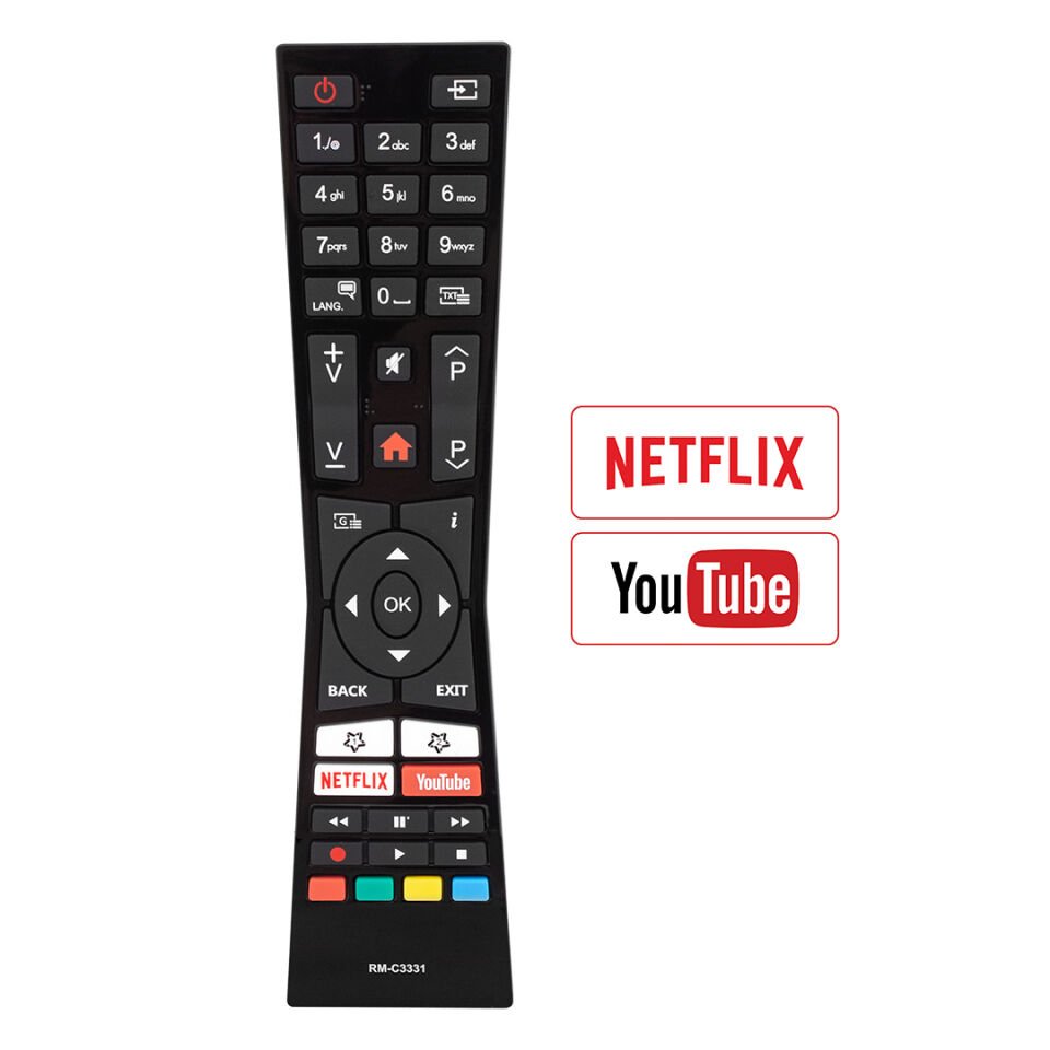 WEKO KL VESTEL-JVC RM-C3331 NETFLIX-YOUTUBE TUŞLU LCD LED TV KUMANDA