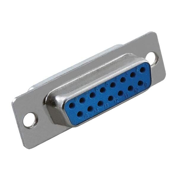 15 Pin Dişi 2 Sıra D-Sub Soket