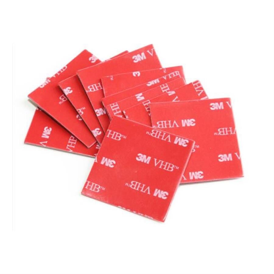 Ayt Powermaster PM-25700 Kare Çift Taraflı Bant 20x20 mm 3M 10 Lu Paket Araç Oto İçin Uygun