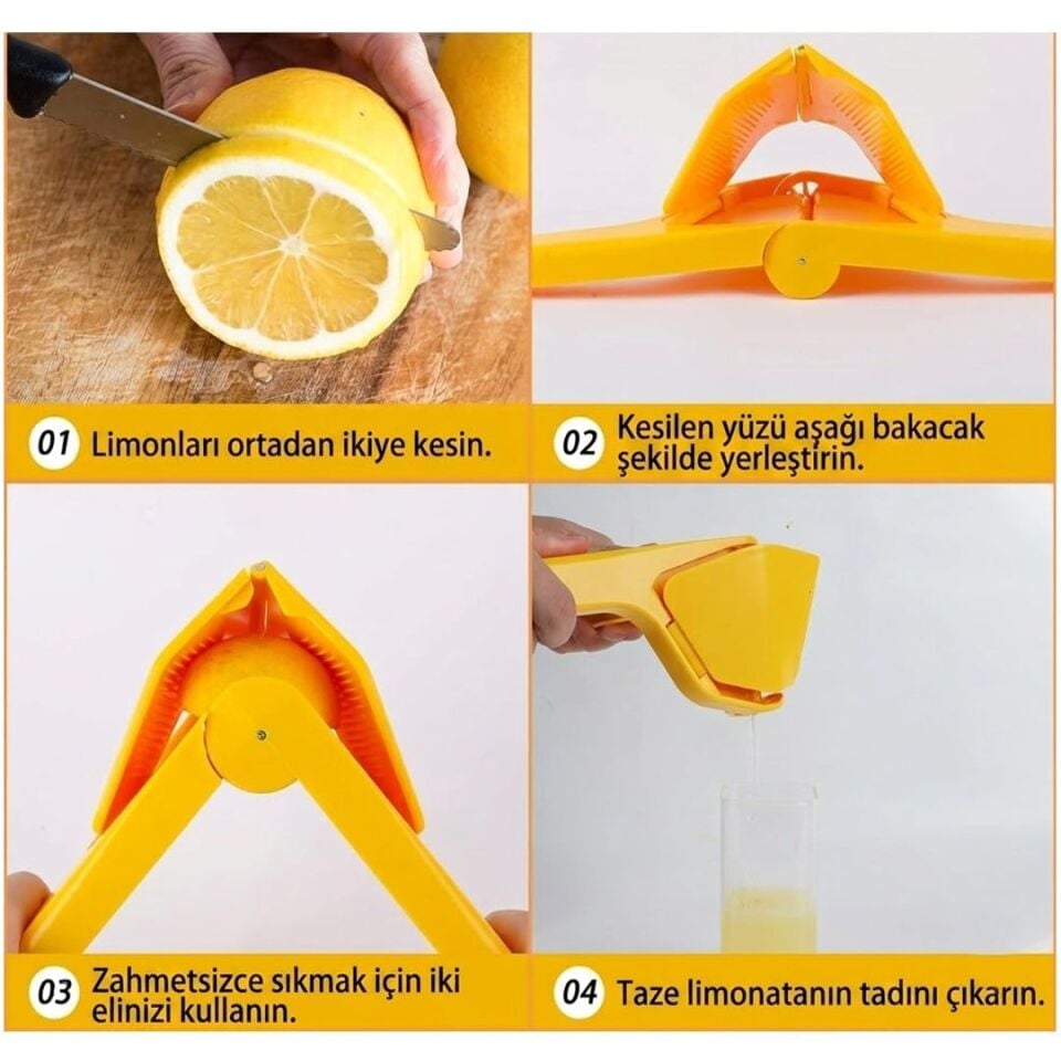 Sunup SN-29914 Pratik Katlanır Manuel Narenciye Meyve Sıkacağı