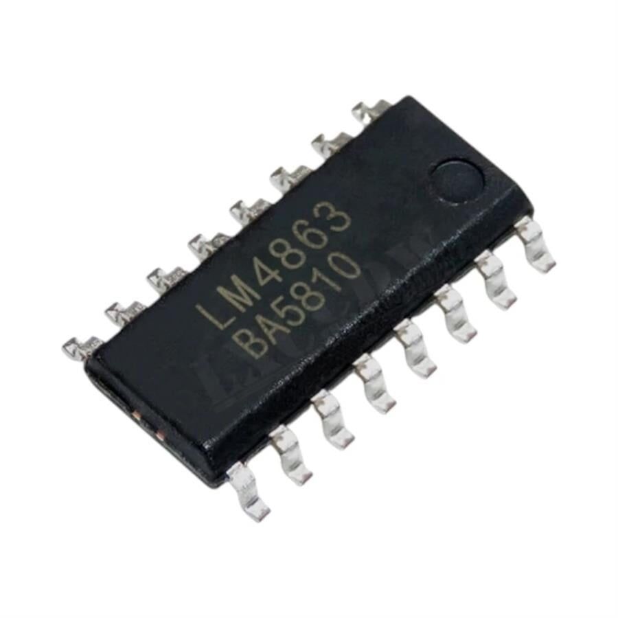 LM 4863D SOIC-16 SMD  Entegre Devre Transistör