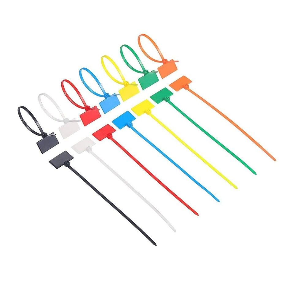 Ayt Sunup Renkli Hat Kablo Bağı 7 Renk 700 Adet Cırt Cırt Kablo Düzenleyici