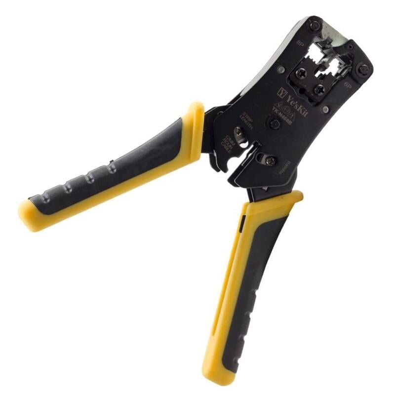 Powermaster Yk-n468b Rj11 Rj12 Rj22 Rj45 Ethernet İnternet Telefon Hat Soket Jack Sıkma Pensesi