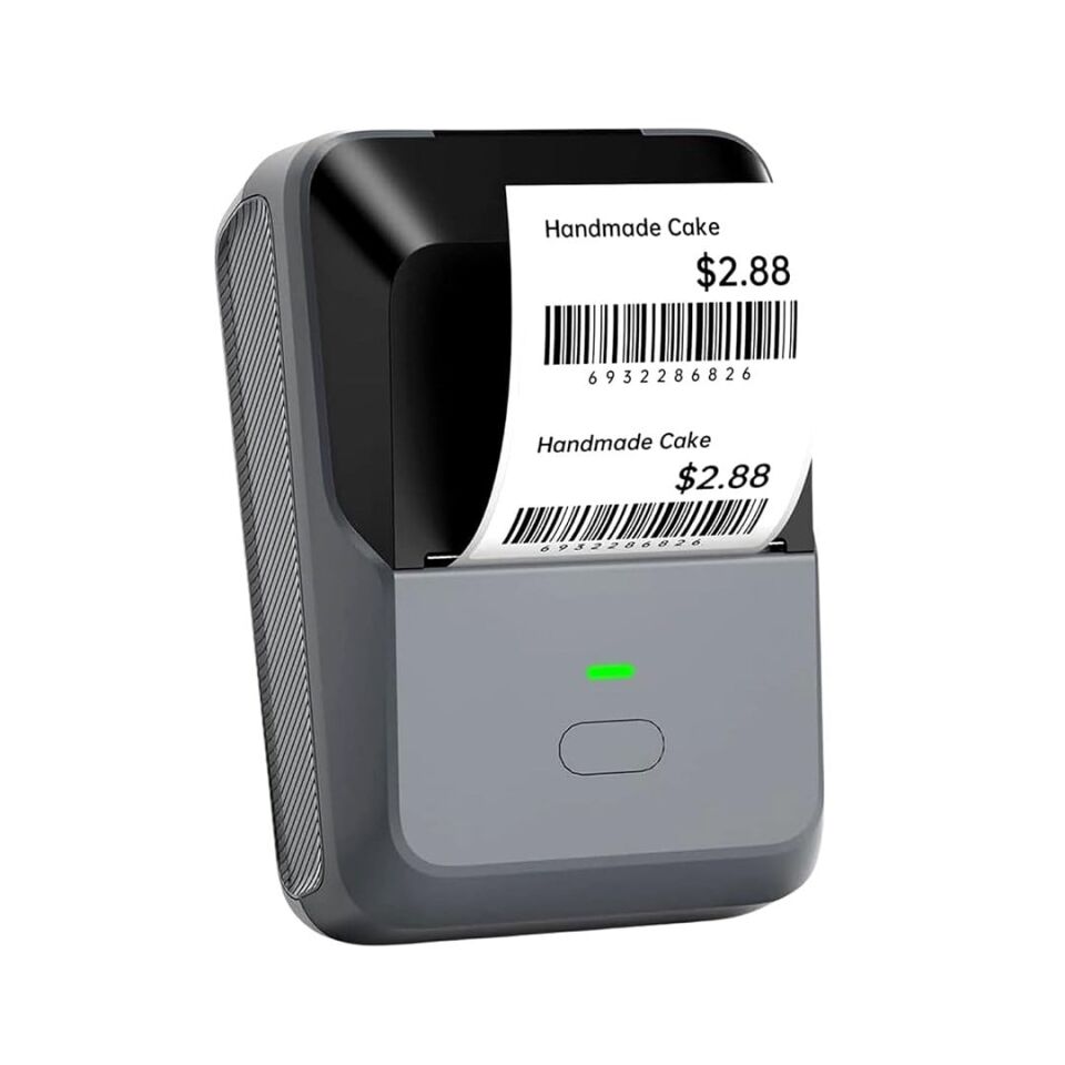 Powermaster PM-29886 Çok Amaçlı Bluetooth Destekli Taşınabilir Akıllı Termal Etiket Yazıcısı 55 Mm Adisyon Etiket Yazıcı