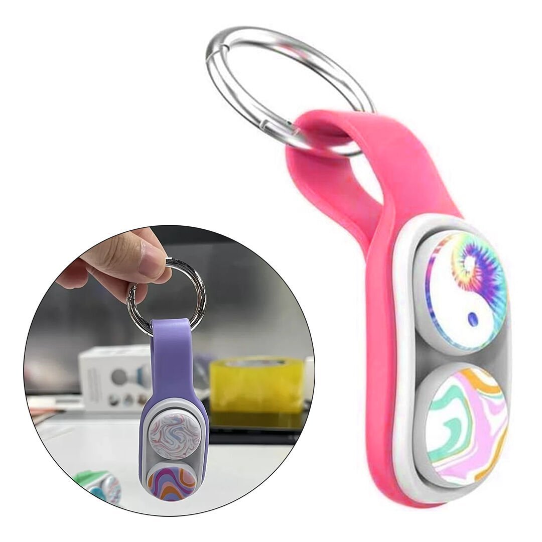Ayt Sunup SN-24271 Poppuck Trick Magnet Fidget Parmak Stres Spinner Stres Çarkı 16x3 cm