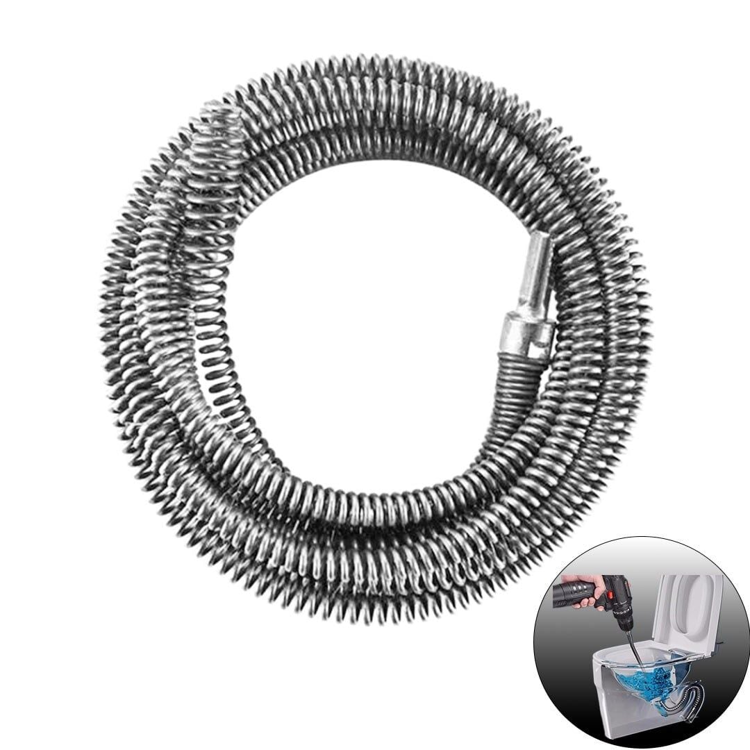 SUNUP SN-38810 10 METRE 10 MM MATKAP UYUMLU ESNEK GİDER TIKANIKLIK BORU TEMİZLEME YAYI