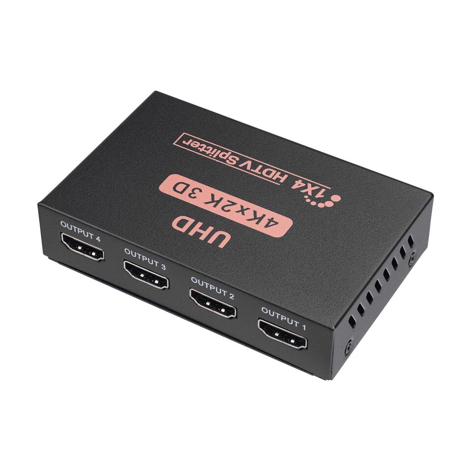 Hytech HY-LU4 4 Port 4Kx2k HDMI Splitter Dağıtıcı