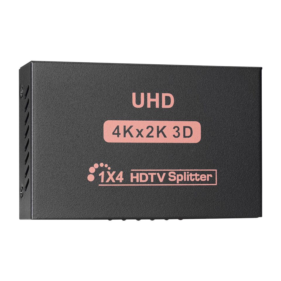 Hytech HY-LU4 4 Port 4Kx2k HDMI Splitter Dağıtıcı