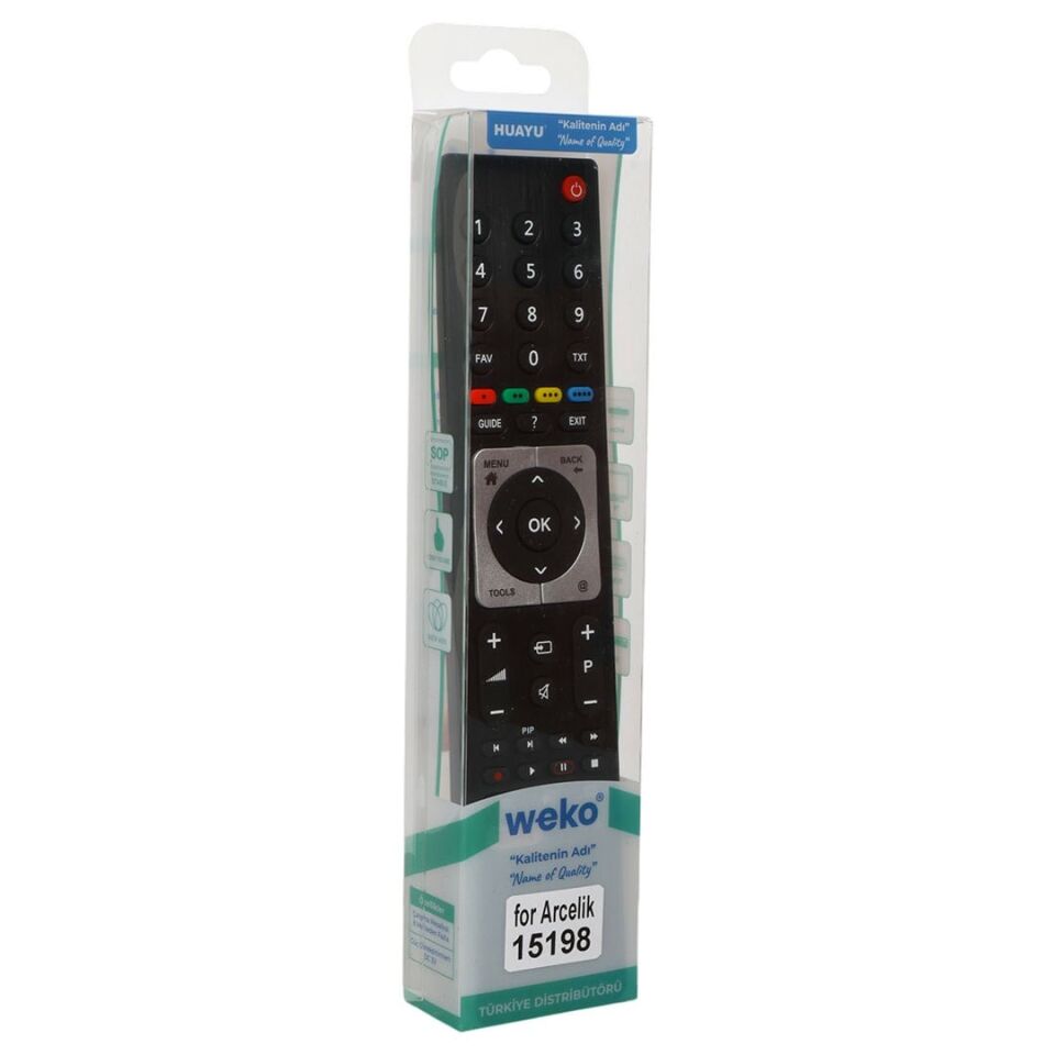 Arçelik  A48-LW-8467 - RC 3304805/01B / Beko B43L 6652 5B - RM-L271B Netflix-PIP Tuşlu Lcd Led Tv Kumandası