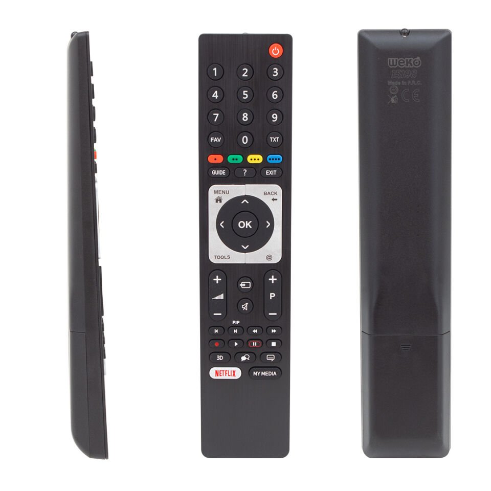 Ayt Arçelik Beko Rc 3304805 Netflix PIP Tuşlu Lcd Led Tv Kumandası Ts5187R-A1