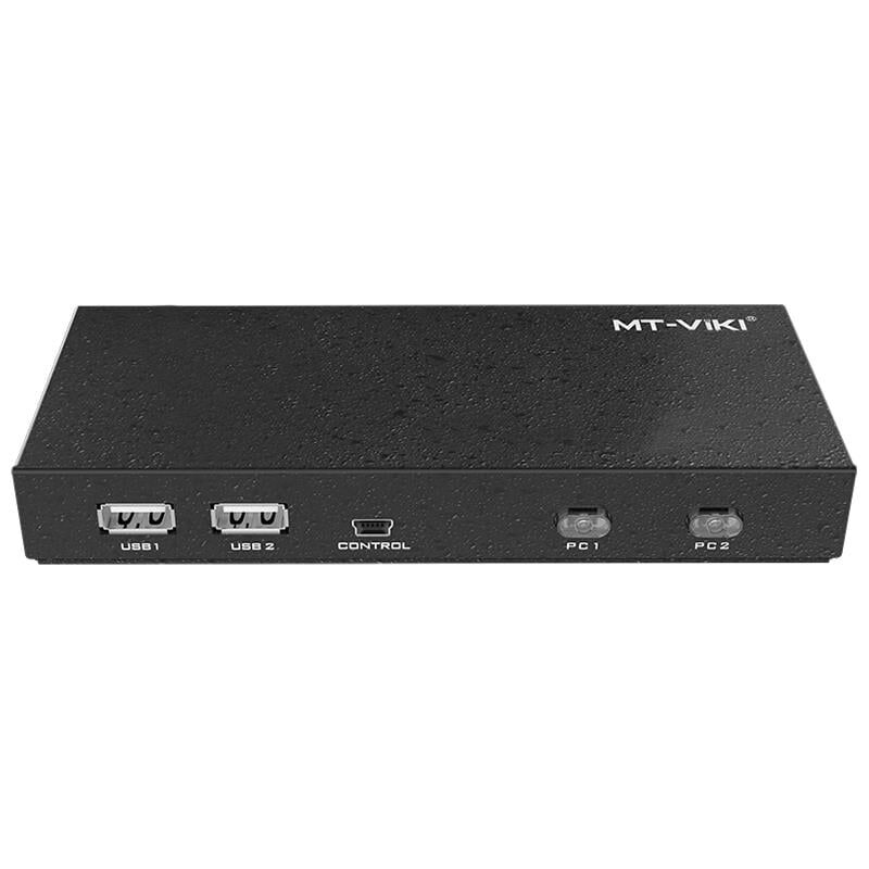 Powermaster PM-14742 2 Port HDMI KVM Switch Ultra HD 4K Kasa Çoklu Bilgisayar Kontrol Cihazı