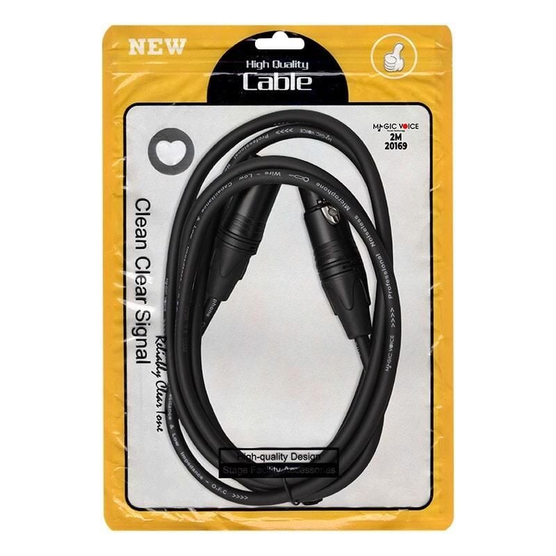 Magicvoice LD381 Canon Erkek Canon Dişi 2 Metre Kablo Anfi Mixer Ses Kablosu