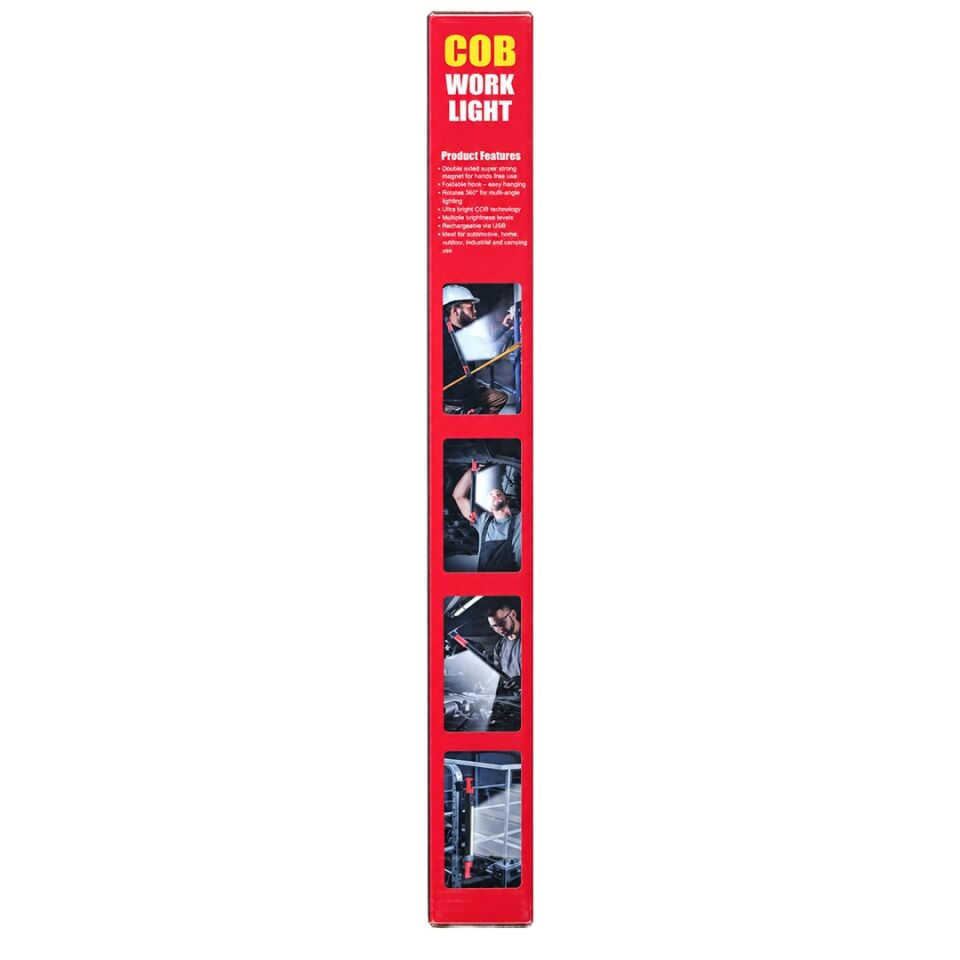 Powermaster PM-38123 DC 5V Şarjlı Manyetik Taban Askı Aparatı Çoklu Işık Modu Araç Tamir Lambası