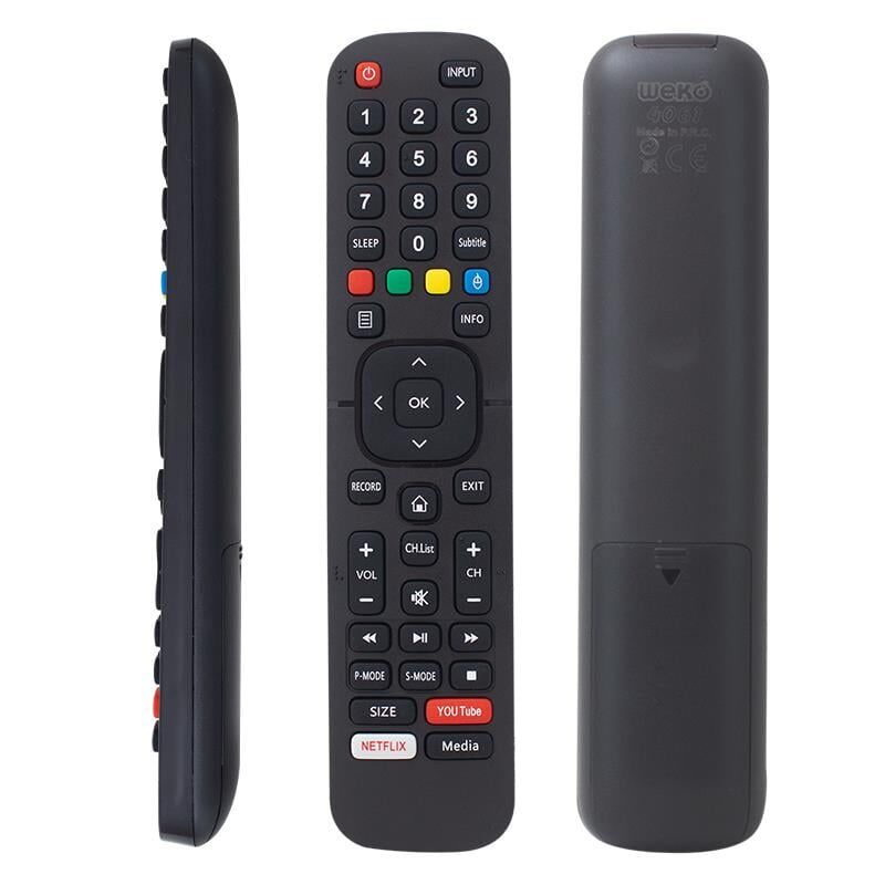 Hisense / Strong Netflix-Youtube-Media Tuşlu Lcd-Led Tv Kumandası