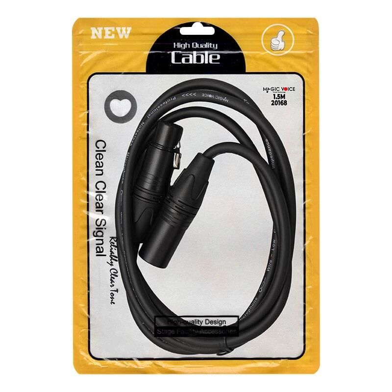 Magicvoice LD381 Canon Erkek Canon Dişi 1.5 Metre Kablo Anfi Mixer Ses Kablosu