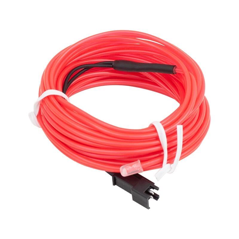 Powermaster 5 Metre 5 Volt USB Adaptörlü Oto Neon Pembe İp Aydınlatma Araç Ambiyans Aydınlatması