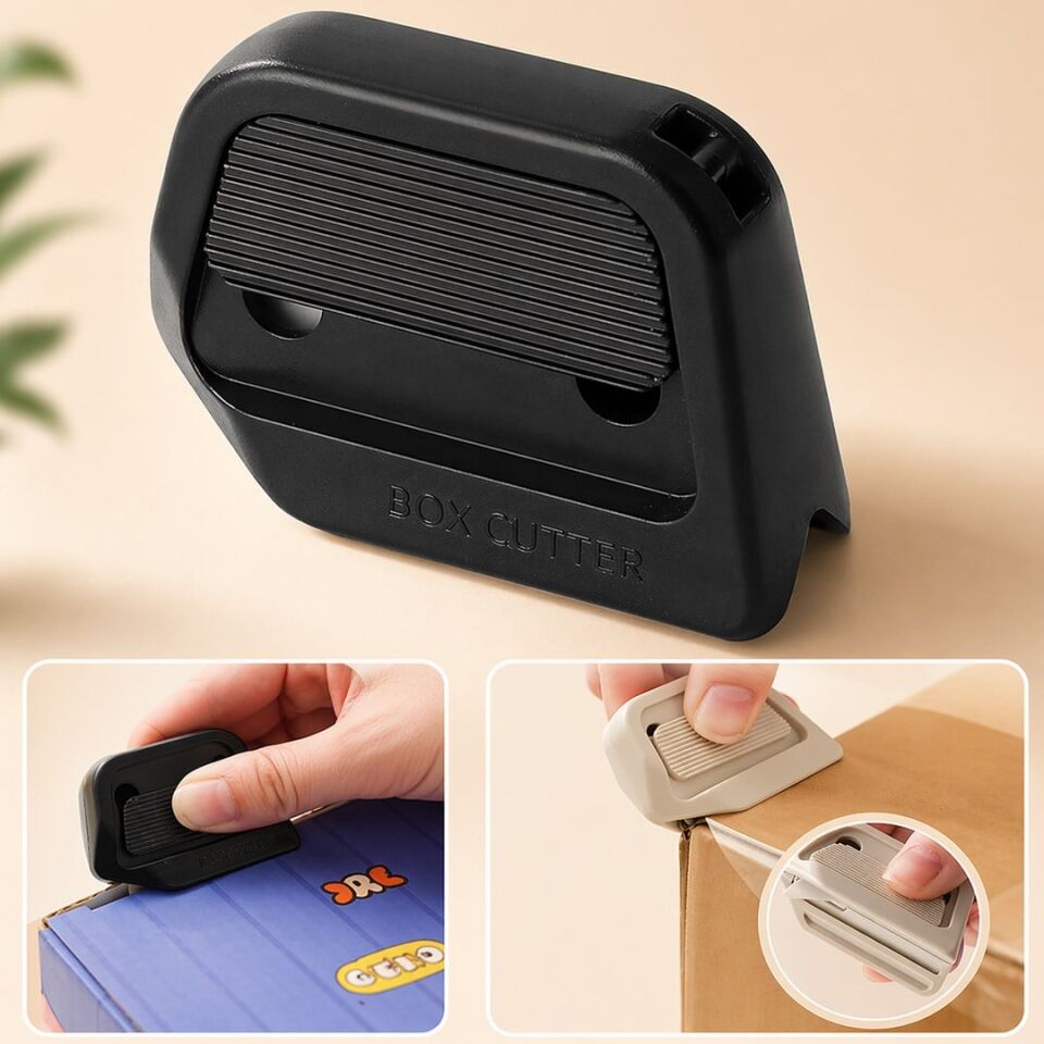 Sunup SN-29134 Manyetik Pratik Mini Paket Açıcı Kutu Koli Kesici Keseceği