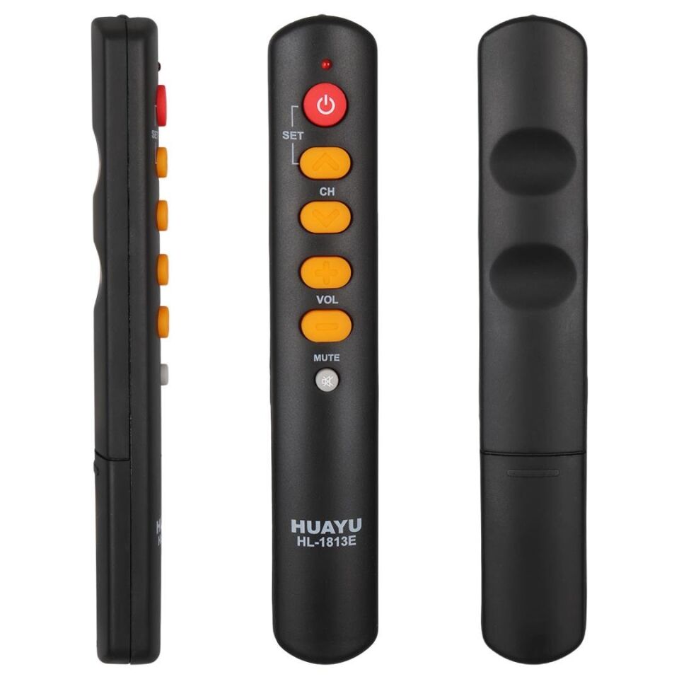 Huayu HL-1813E V2 6 Tuşlu Kopyalanabilir Tv Stb Dv Dvb Kumandası Akıllı Kumanda
