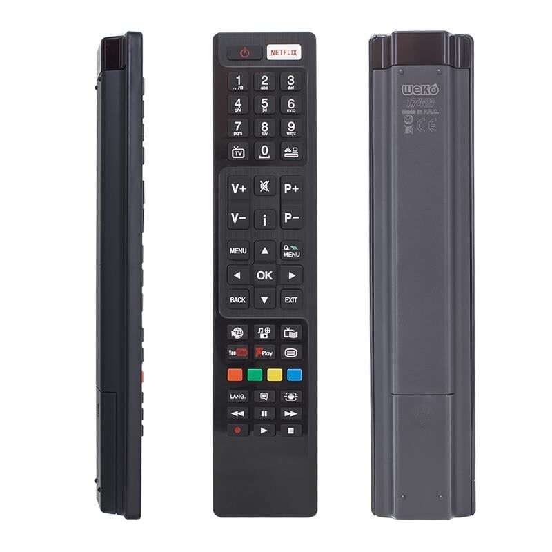 Weko KL Vestel RC4848F RC5 30094759 Netflix-Youtube-Play Tuşlu Lcd Tv Kumandası