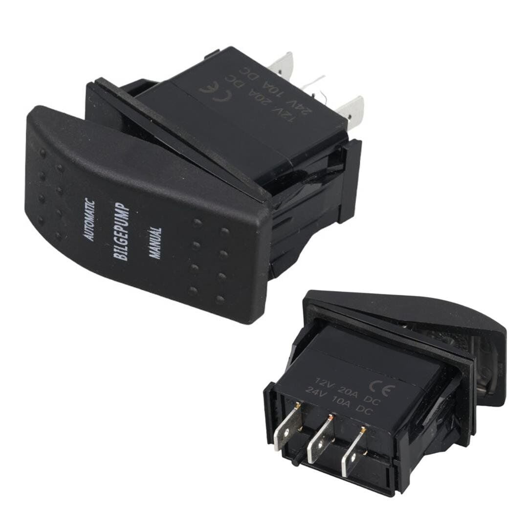 Pompa Depo Sembollu Lambalı Işıksız Araç On Off Aç Kapa Yaylı Anahtar Düğme Oto İçin 12-24 Volt Switch 3 Pinli