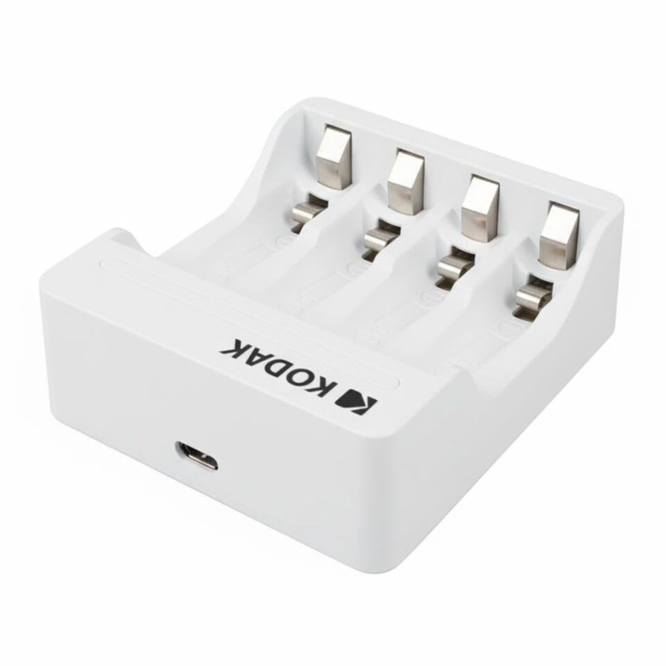 Kodak KD-29490 4'Lü AA AAA Ni-MH Otomatik Hızlı Pil Şarj Cihazı Aleti Type-C