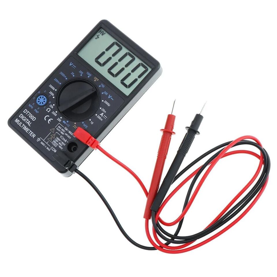 Ayt Powermaster DT700D Jumbo Display Dijital Multimetre Ölçü Aleti Dc Ac Diyot Transistör Ölçebilir