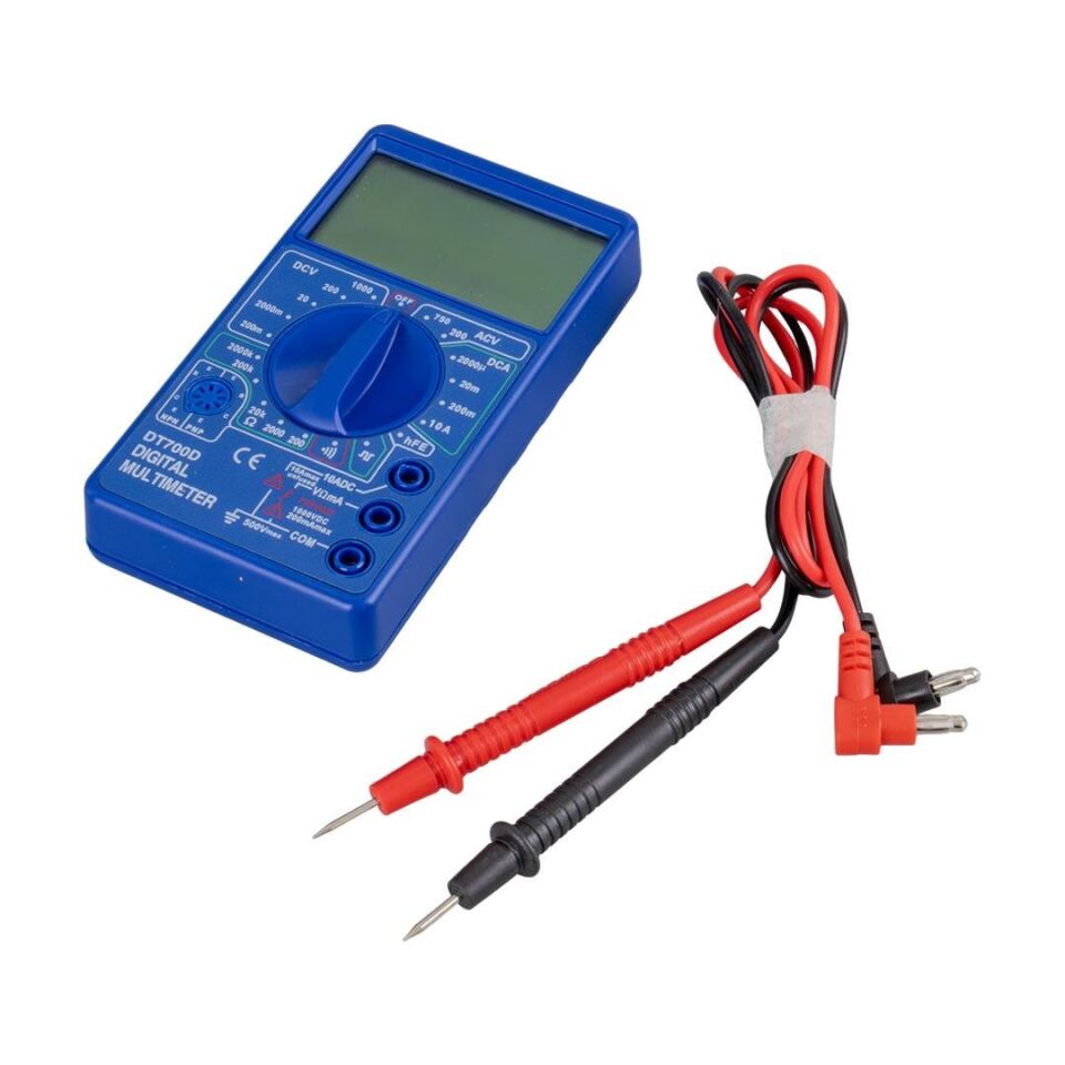 Ayt Powermaster DT700D Jumbo Display Dijital Multimetre Ölçü Aleti Dc Ac Diyot Transistör Ölçebilir