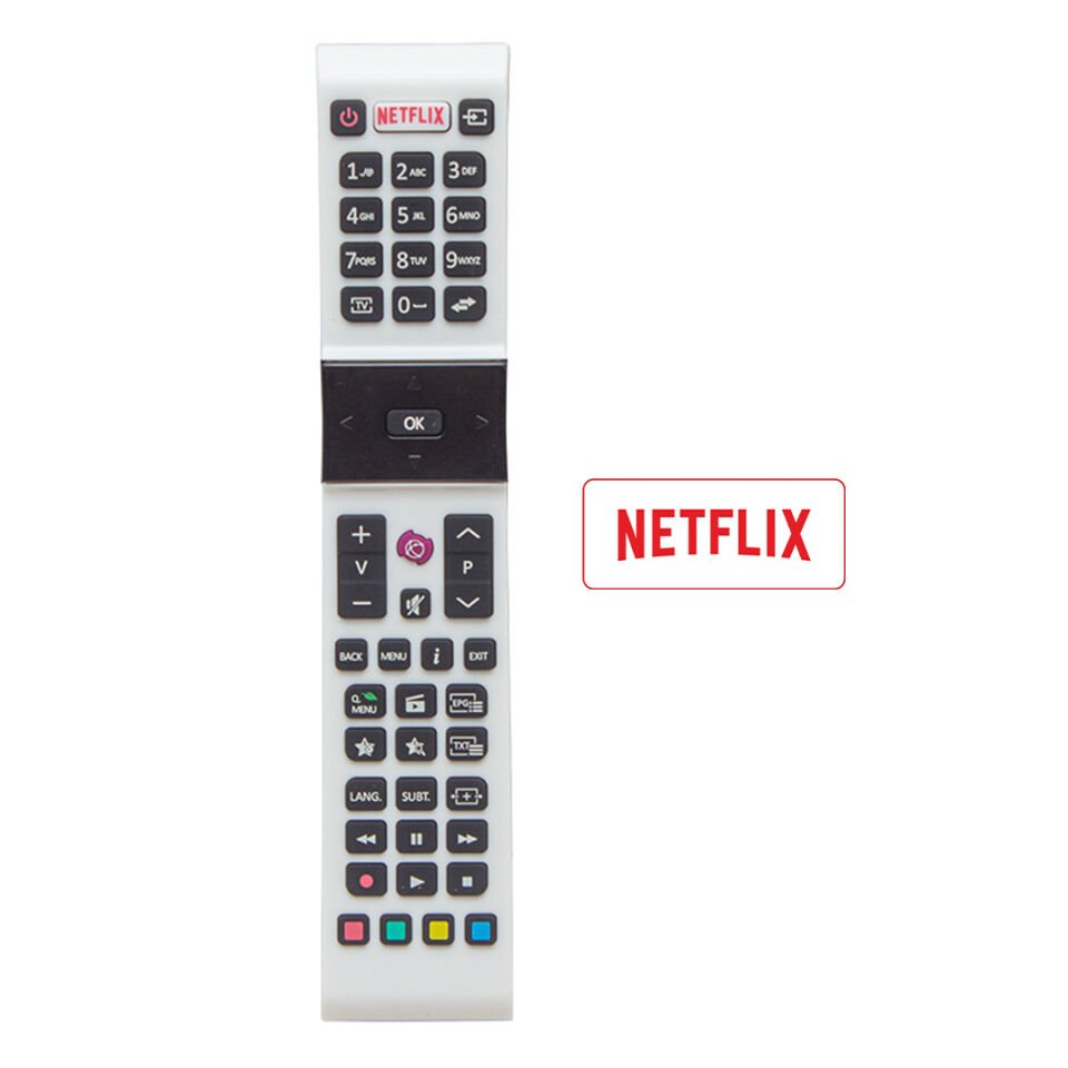 Ayt Profilo LCD LED Kumanda Profilo Netflix Tuşlu Jvc Vestel Sanyo RCA49130 Yazısız
