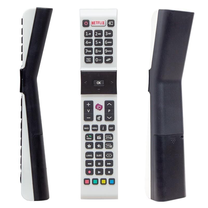 Profilo RCA49130 - Vestel Smart – Sanyo - Jvc Netflix Tuşlu Beyaz Yazısız Lcd Led Tv Kumanda