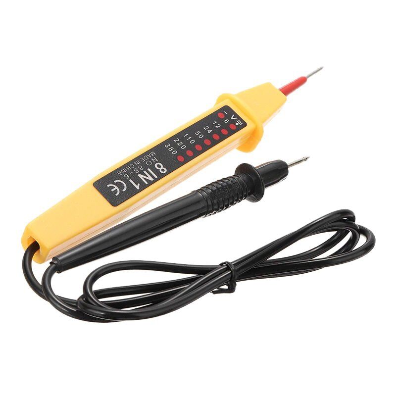 Powermaster 8 in 1 Voltaj Test Cihazı 12-380 Volt Arası Volt Ölçüm Cihazı Aleti