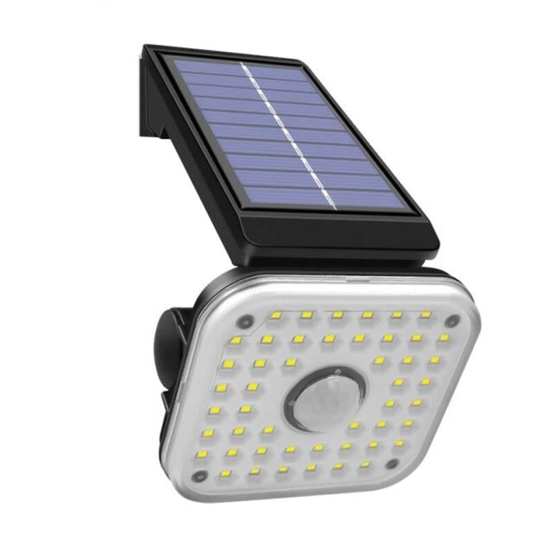 Powermaster LF-1750B 48 SMD Ledli 3 Modlu Sensörlü Solar Duvar Lambası Güneş Enerjili Bahçe Aydınlatması