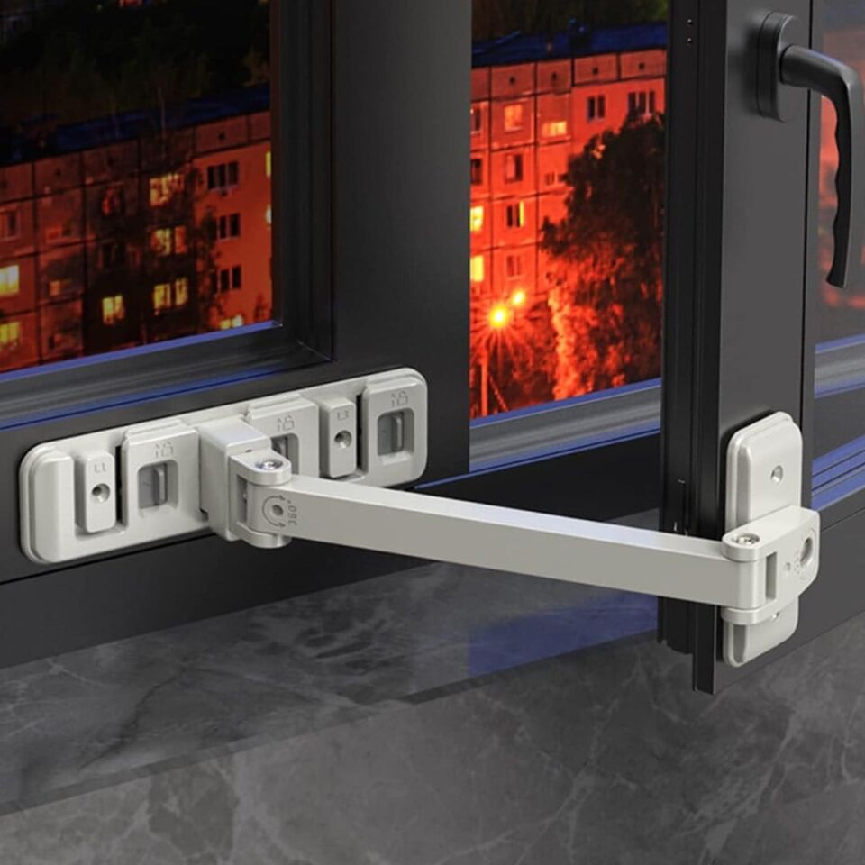 Sunup SN-29666 Kapı Pencere Sabitleyici Çocuk Güvenlik Kilidi