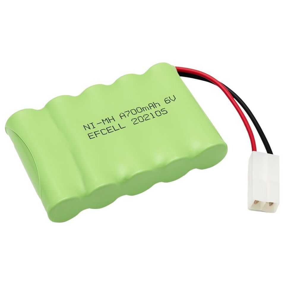 Efcell EF-202105 6 Volt 700Mah 5'Li Oyuncak Araç Pili Soketli 71X50x15mm