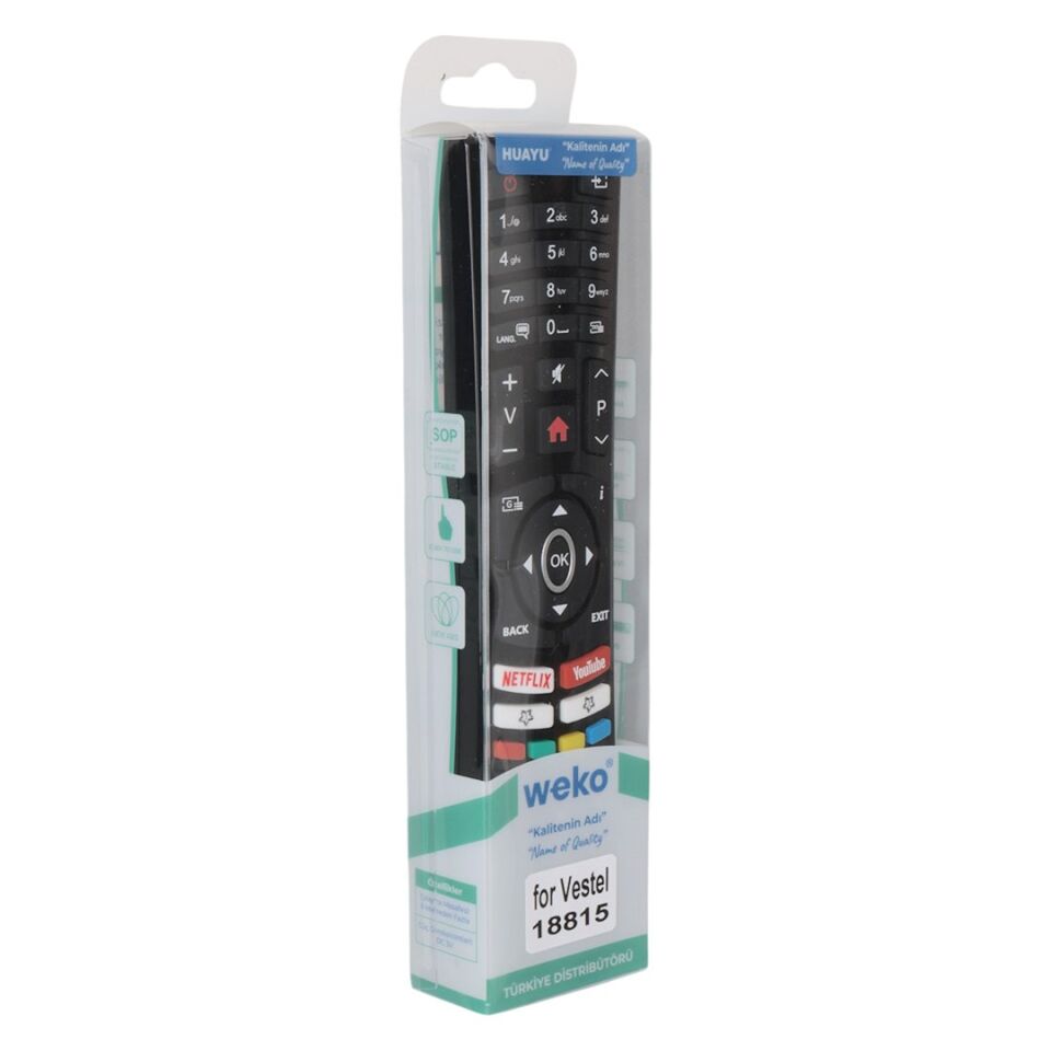 Vestel Netflix-Youtube Tuşlu Lcd-Led Tv Kumanda (RC4390-30100824)