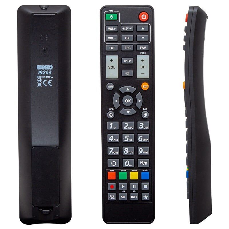 Weko Next  2000Hd Kanky Tango Punto Black Programlanabilir Akıllı Kumanda Uydu Kumandası