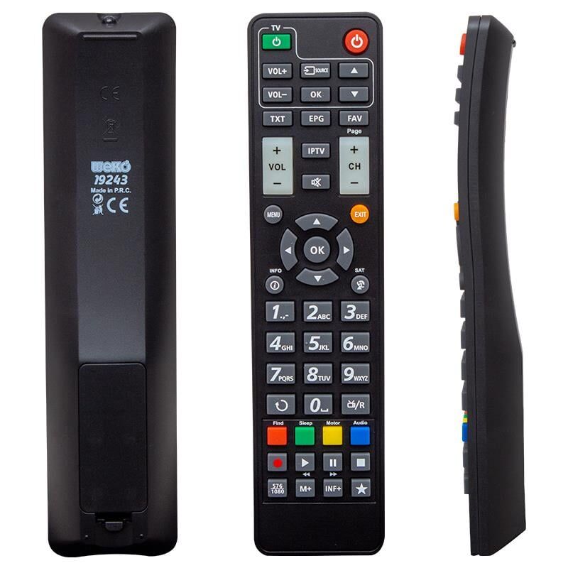 Weko Next  2000Hd Kanky Tango Punto Black Programlanabilir Akıllı Kumanda Uydu Kumandası