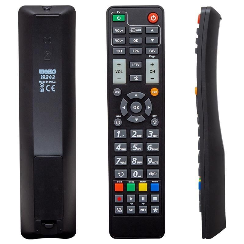 Weko Next  2000Hd Kanky Tango Punto Black Programlanabilir Akıllı Kumanda Uydu Kumandası