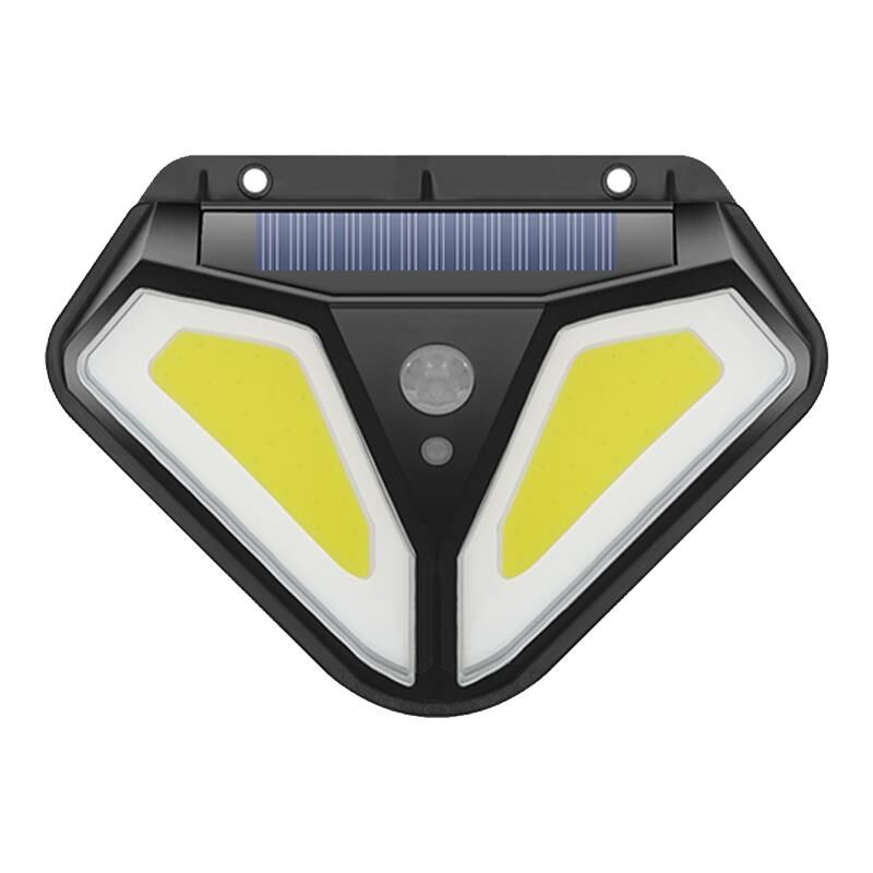 Powermaster 3 Modlu Hareket Sensörlü 50 Cob Ledli İndüksiyon Duvar Lambası Solar Güneş Enerjili Bahçe Aydınlatması