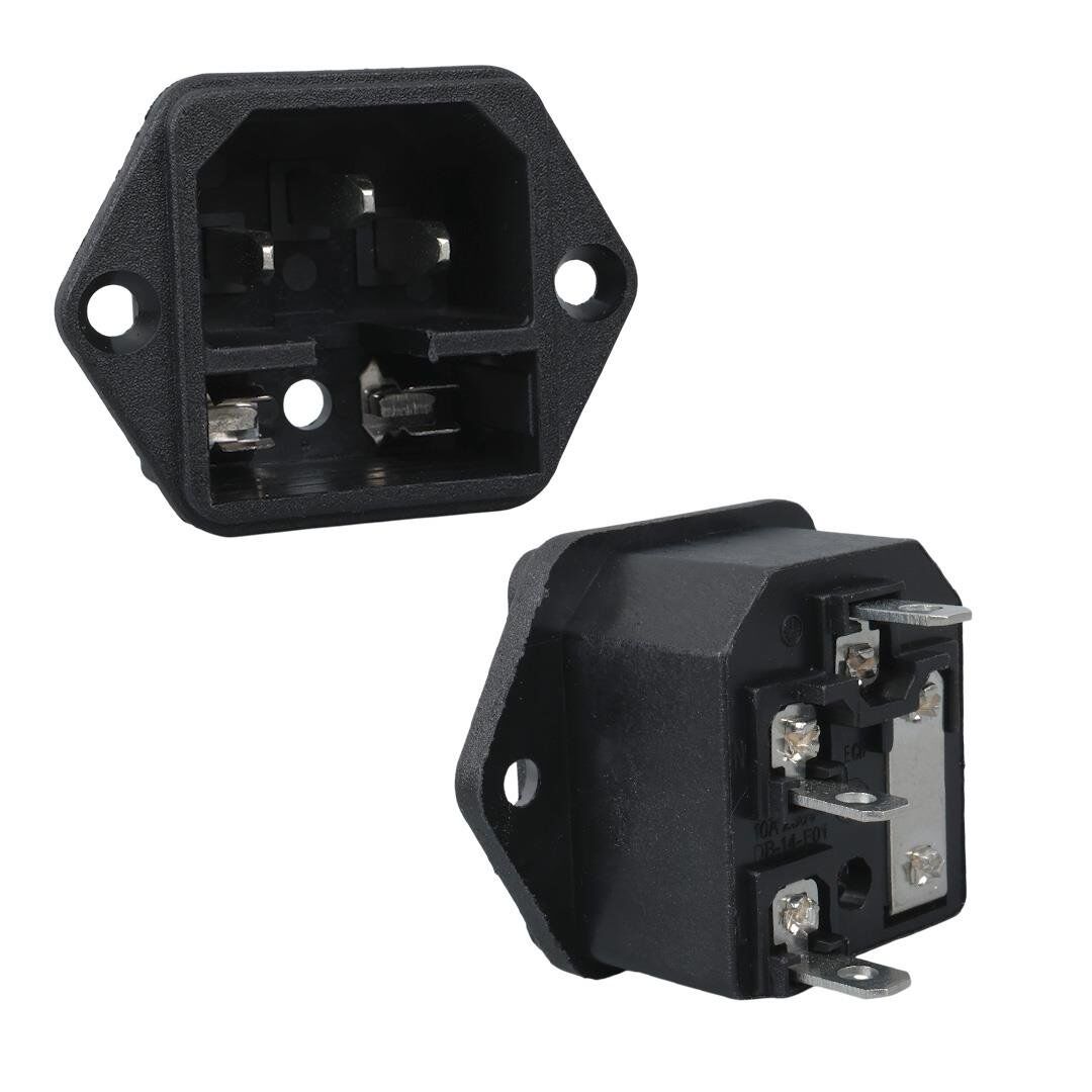 Ayt Bilgisayar C7 Power Şase Soket Erkek Kulaklı IC-213 Bilgisayar Güç Elektirik Kablosu Soketi