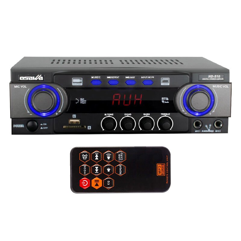 Osawa HD-510 USB-SD-Bluetooth 100 Watt Dijital Stereo Mixer Anfi Amfi