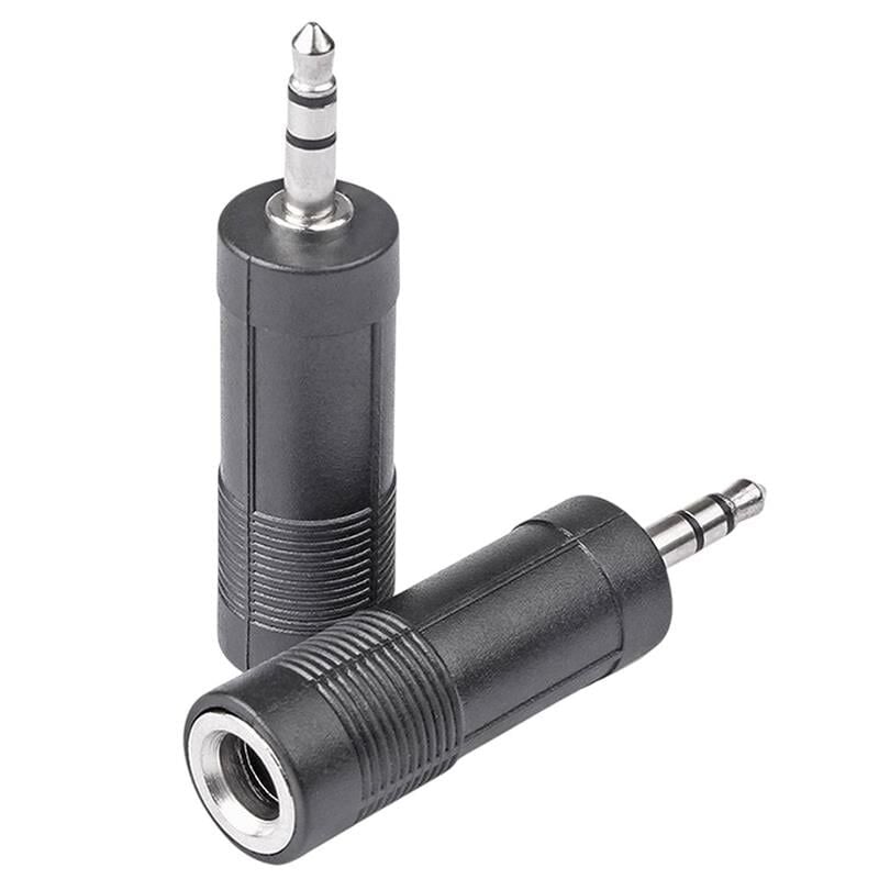 3.5 Mm Stereo Erkek 6.3 Mm Stereo Dişi 3.5 mm Kulaklık Mikrofon Girişini 6.3 mm Çevirici Dönüştürücü Aparat